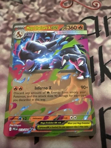Mega Charizard x EX 013/094 Me02: Phantasmal Flames Holo