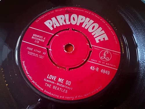The Beatles Love Me Do P.S I Love You 1962 UK 1st Press Red Parlophone 7" Single
