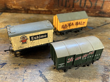 3 WRENN OO Gauge Wagons - Eskimo, saxa Salt & Standard Fireworks