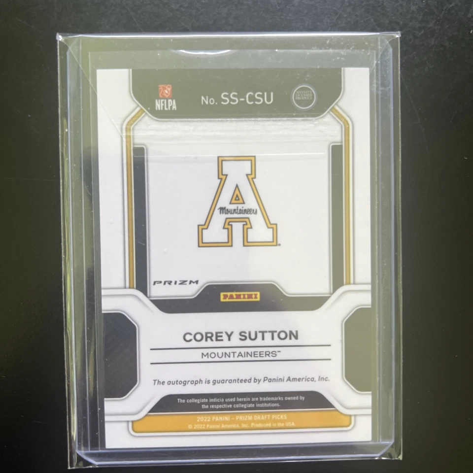 2022 Prizm Draft Picks Corey Sutton Sensational Signatures Silver Auto! - Image 2 of 2