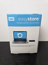 Western Digital easystore 1TB USB 3.0 External Portable Hard Drive - Black New B
