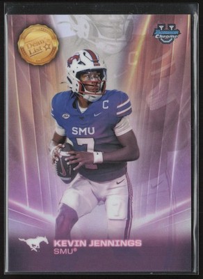2025 Bowman Chrome U Kevin Jennings Dean's List SMU Mustangs #DL-12