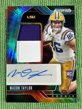 2025 Panini-Draft Picks Mason Taylor No.JPA-MTR RPA Prizm /25