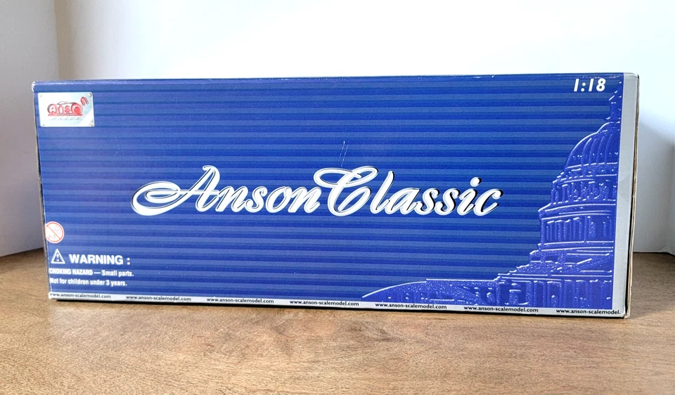 Vintage Anson Classic Studebaker Golden Hawk 30384 escala 1:18 1957 sellado Foto 3 de 4