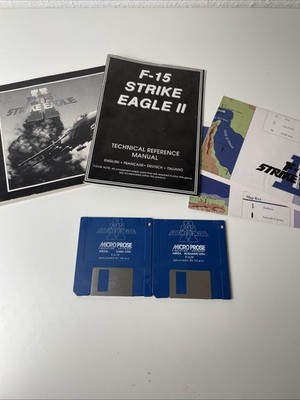 F-15 Strike Eagle II , Commodore Amiga - Big Box
