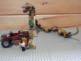 LEGO Pharaoh's Quest Lot Cursed Cobra Statue 7325 Golden Staff 7306/ 7305 Scarab