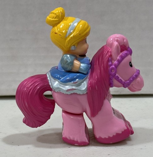 Little People Disney Princess Cinderella Klip Klop *RARE PINK HORSE* - Picture 3 of 4