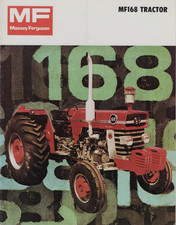MASSEY FERGUSON MF168 TRACTOR 8 PAGE BROCHURE