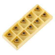 10Pcs Inserti in Metallo Duro per Tornio CNC, 11IR A60 Utensili per Tornio Con S