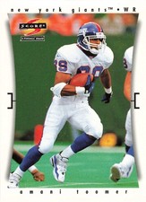 AMANI TOOMER 1997 Score #31 New York Giants Rookie Card RC. rookie card picture