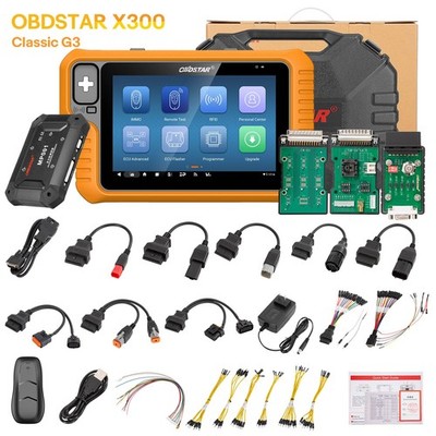 OBDSTAR X300 Classic G3 Full Version For Car/HD/Moto/Marine Cluster Calibration