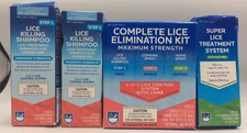 Huge Lot Lice Killing Shampoo Max Strength, Super Lice, Complete Kit, SEE DATES