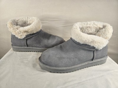 Koolaburra, Dezi Mini Ankle Boot, Gray, Women s 7,  UGG