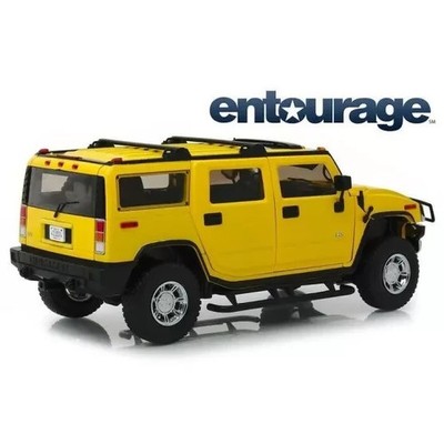 Hummer H2 ''Entourage 2004-2011 TV Series'' 2003 Yellow 1:18