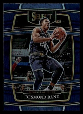 2021 Panini Select #63 Desmond Bane Memphis Grizzlies