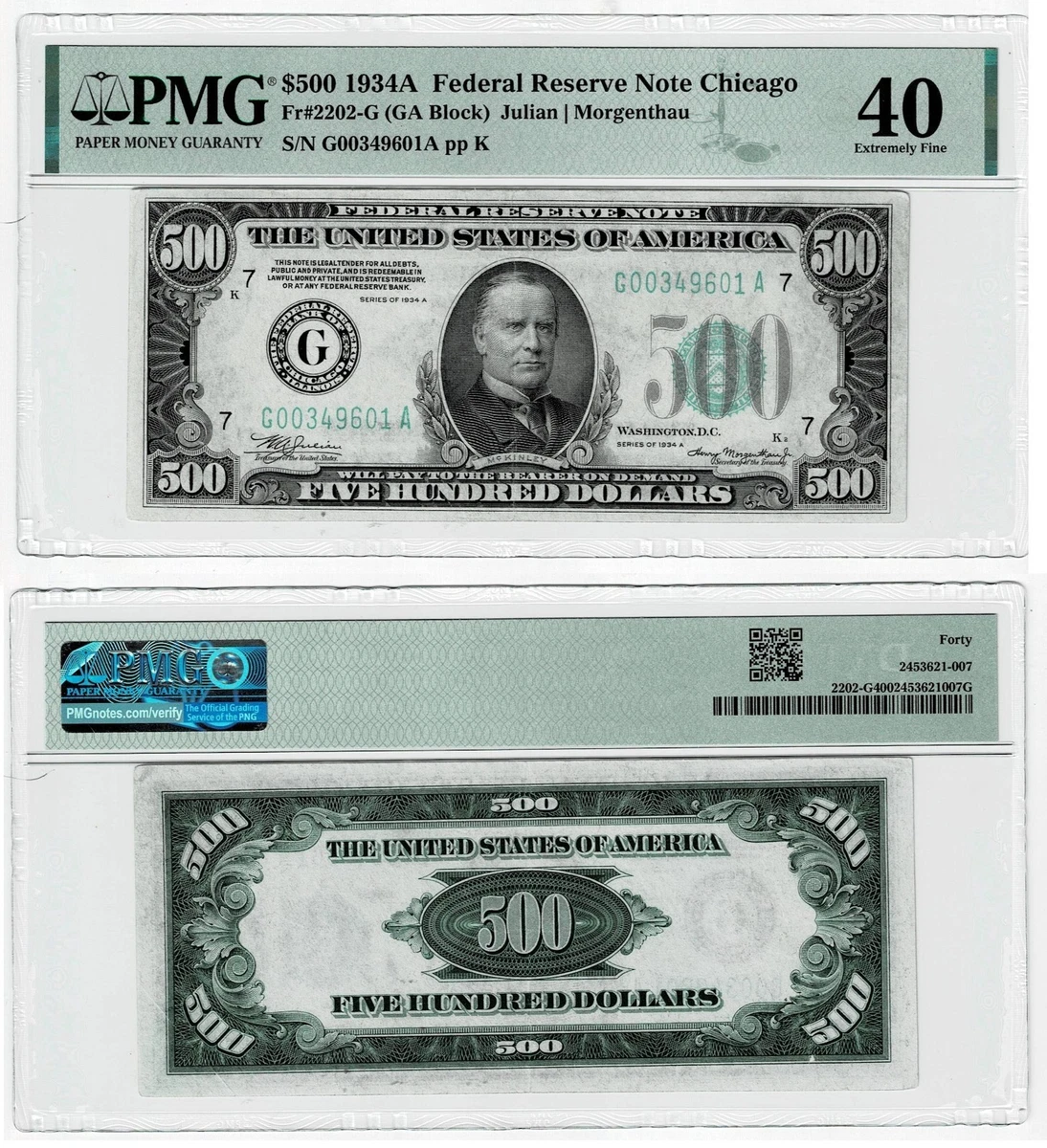 1934 500 美元小纸币说明| eBay