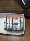 Lot Of 7 New Genuine Canon 221 Ink Cartridges