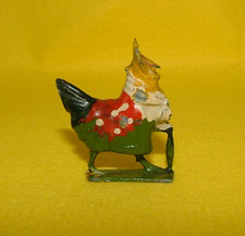 VINTAGE BRITAINS CADBURY COCOCUBS "HENRIETTA FUSSY FEATHERS" LEAD FIGURE 1934