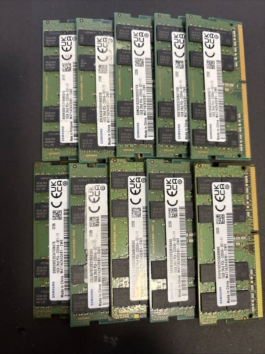 Samsung DDR4 SDRAM 16 GB Total Capacity Memory (RAM) for sale | eBay