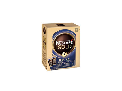 Nescafe instant coffee GOLD singles -DECAF - 25 servings/1 box-FREE SHIPPING