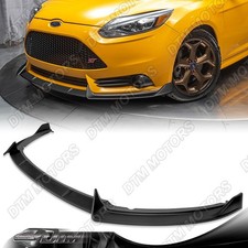 For 13-14 Ford Focus St Hatchback Matt Black Front Bumper Lip Body Kit Spoiler For 13-14 Ford Focus St Hatchback Matt Black Front Bumper Lip Body Kit Spoiler