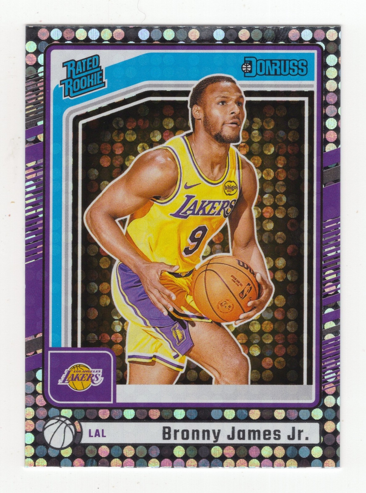 2024-25 Panini Donruss Bronny James Jr. #243 Disco Rated Rookie Lakers