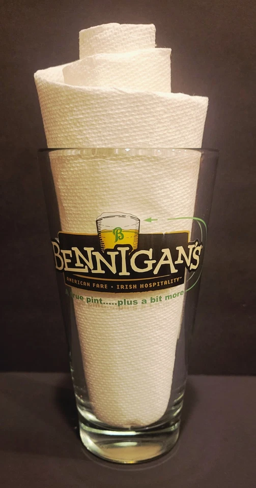 Vidrio Bennigan’s True Pint original vintage de 1998 Foto 3 de 4