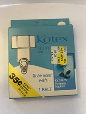 1980 Kotex Deluxe  Belt For Feminine Napkins - Vintage Feminine Hygiene! NOS