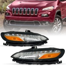 With Drl For 2014-2018 Jeep Cherokee Led Bumper Parking Lights Turn Signal Lamps With Drl For 2014-2018 Jeep Cherokee Led Bumper Parking Lights Turn Signal Lamps