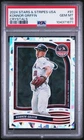 2024 Stars & Stripes USA Konnor Griffin Cracked Ice Crystal /25 PSA 10 RC POP  1