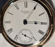 Waltham 18S 11 Jewel Grd 3 Near Mint Case and Dial With Amazing Damascening-Runs