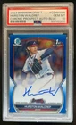 2023 Bowman Draft Hurston Waldrep Chrome Auto Blue Refractor 1st #3/150 PSA 10