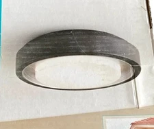 Style Selections 11.81" W Oil Rubbed Bronze LED Flush Mount Light-NEW-800 Lumens