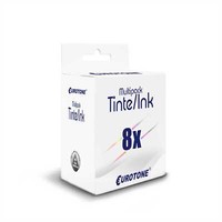 8X Eurotone Eco Tinte Kompatibel F�R Brother LC-221BK LC-221C LC-221M LC-221Y