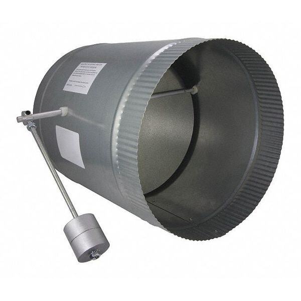 Io Hvac Controls Bypass Damper,Horizontal,Round,10