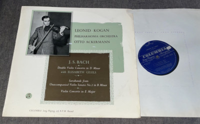 33CX 1373 ed1 Leonid Kogan: Bach: Violin cts. Sarabande for violin solo. NO SAX