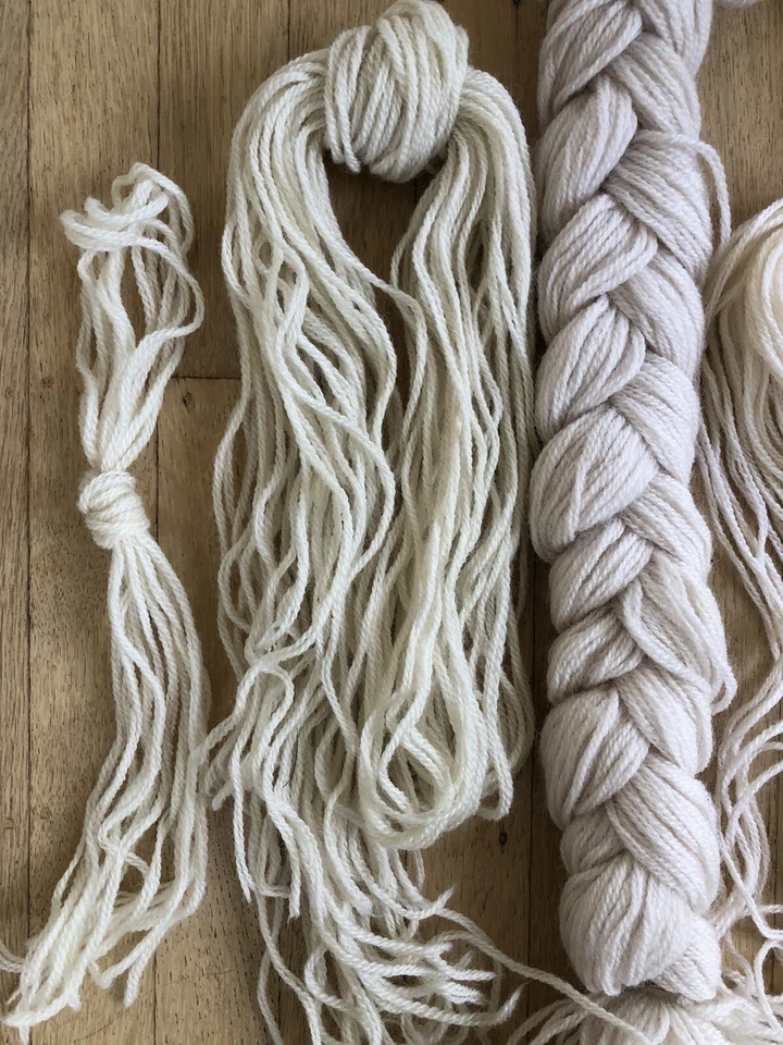 Lot of Mixed Ivory Paternayan Persian Yarn Needlepoint Wool ~10 Ounces Total - Image 2 of 4