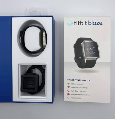 New FB502S Fitbit Blaze Smart Fitness Tracker Watch Size Small & Large -Black
