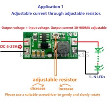 DC 6-25V 20W Adjustable LED Driver PWM Controller DC-DC Step-down Constant K9