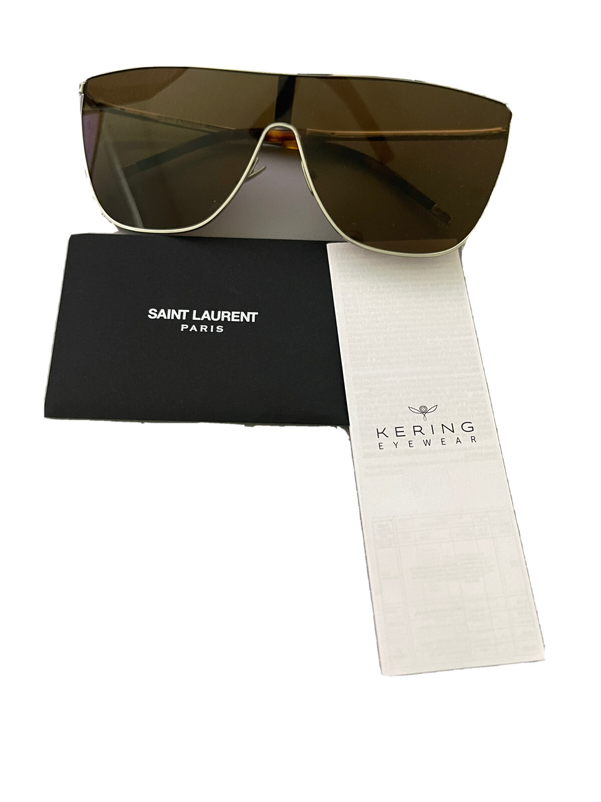 NUOVA MASCHERA SAINT LAURENT SL1 003 NUOVI OCCHIALI DA SOLE SHILED SAINT LAURENT SL 1 MASCHERA 003