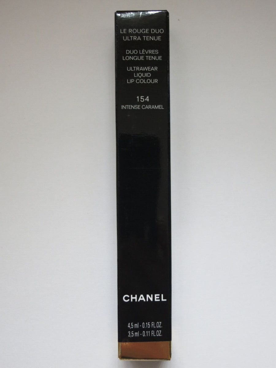 CHANEL LE ROUGE DUO 154 INTENSE CARAMEL TWO HEADS LIQUID LIP