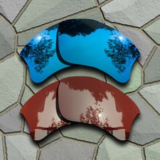 Sky Blue Bronze Brown Polarized Lenses Replacement For-Oakley Flak Jacket XLJ