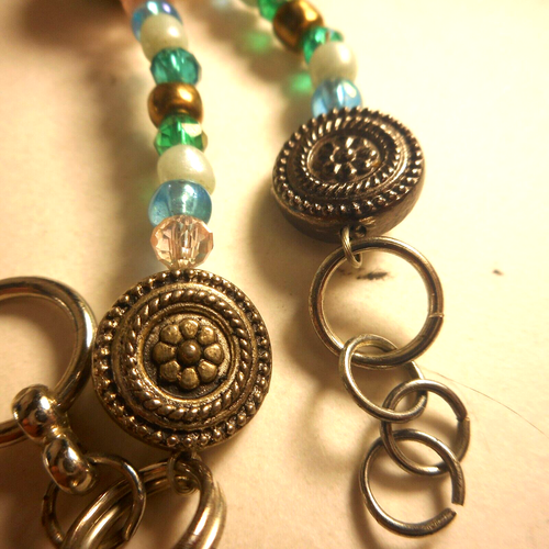 Artisan Crystal Glass Pearl 4" Enamel Crystal Dragonfly Pendant 24" Necklace - Picture 8 of 13
