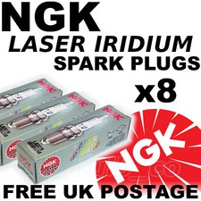 8x NGK Laser Iridium CANDELE JAGUAR XJ8 4,2lt X350 SOVRALIMENTATE 03->09 #7866