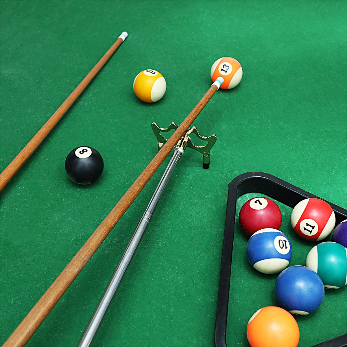 Outil de réparation de pointe de billard en bois - VGEBY - avec pince de pointe et lime - Blanc