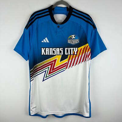 Adidas Kansas City Soccer Jersey Kansas City Wizards Throwback