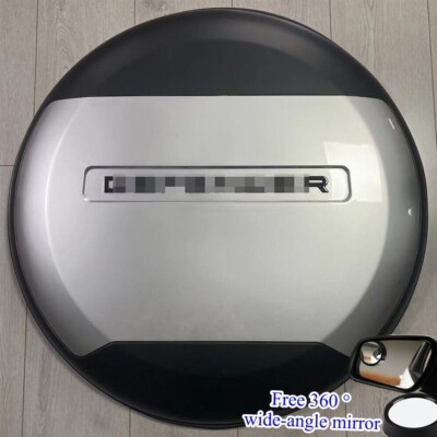 Plastic Silver Spare Tire Cover protector Fit for Defender 90 110 2020-2024