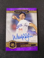 2021 Topps Five Star - Autographs Purple #FSA-WBE - Walker Buehler 39/50 (AU)