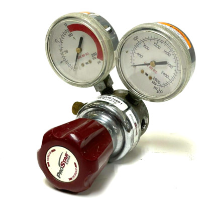 PROSTAR PRS20025601 LINE REGULATOR 4000PSI MAX IN 0-200 PSI AND 0-400 PSI GAUGES