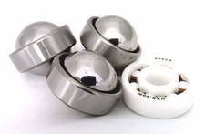 Tri Fidget Spinner Bearing Kit : Full Ceramic ZrO2 Center Bearing and 3 Outer Co
